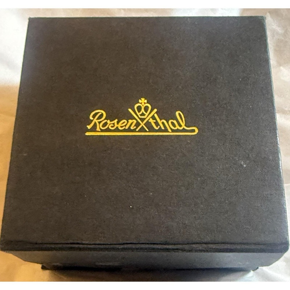 VTG Pink Glass Faceted Diamond Paperweight W/Original Box - Signed By Rosenthal - Picture 11 of 11